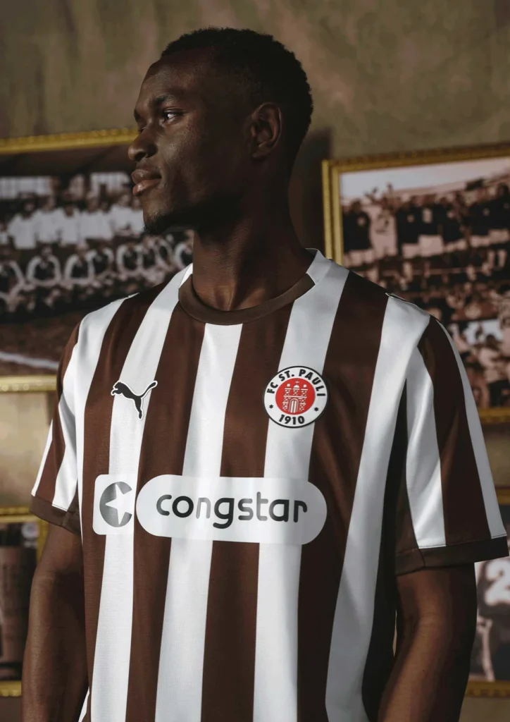 El FC St. Pauli apuesta por el diseño clásico en sus camisetas 2025-2026