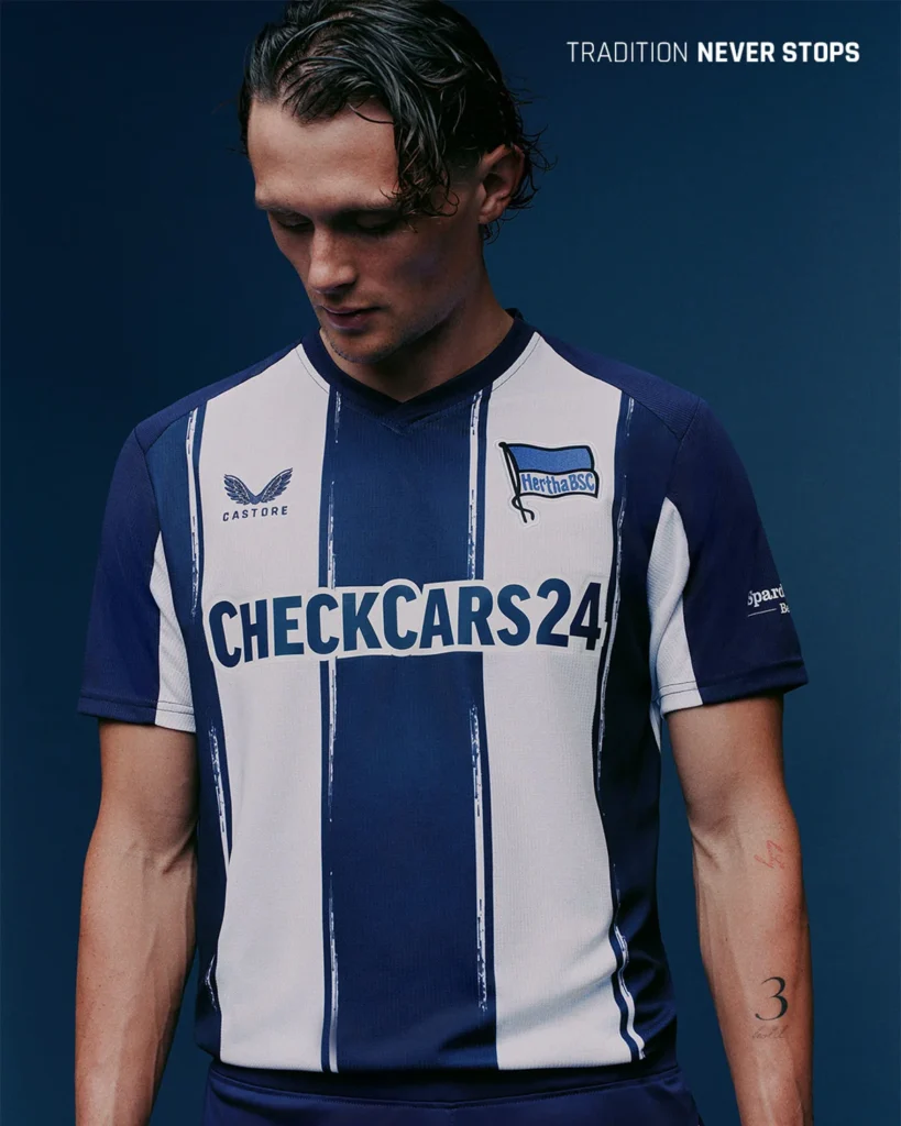 Hertha BSC presenta sus camisetas 2025-2026 de Castore: la tradición nunca se detiene