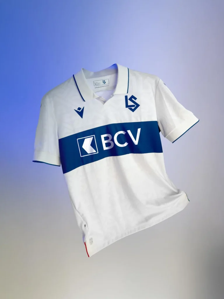 Así es la primera camiseta del FC Lausanne-Sport 2025-2026, la estrenada con Macron