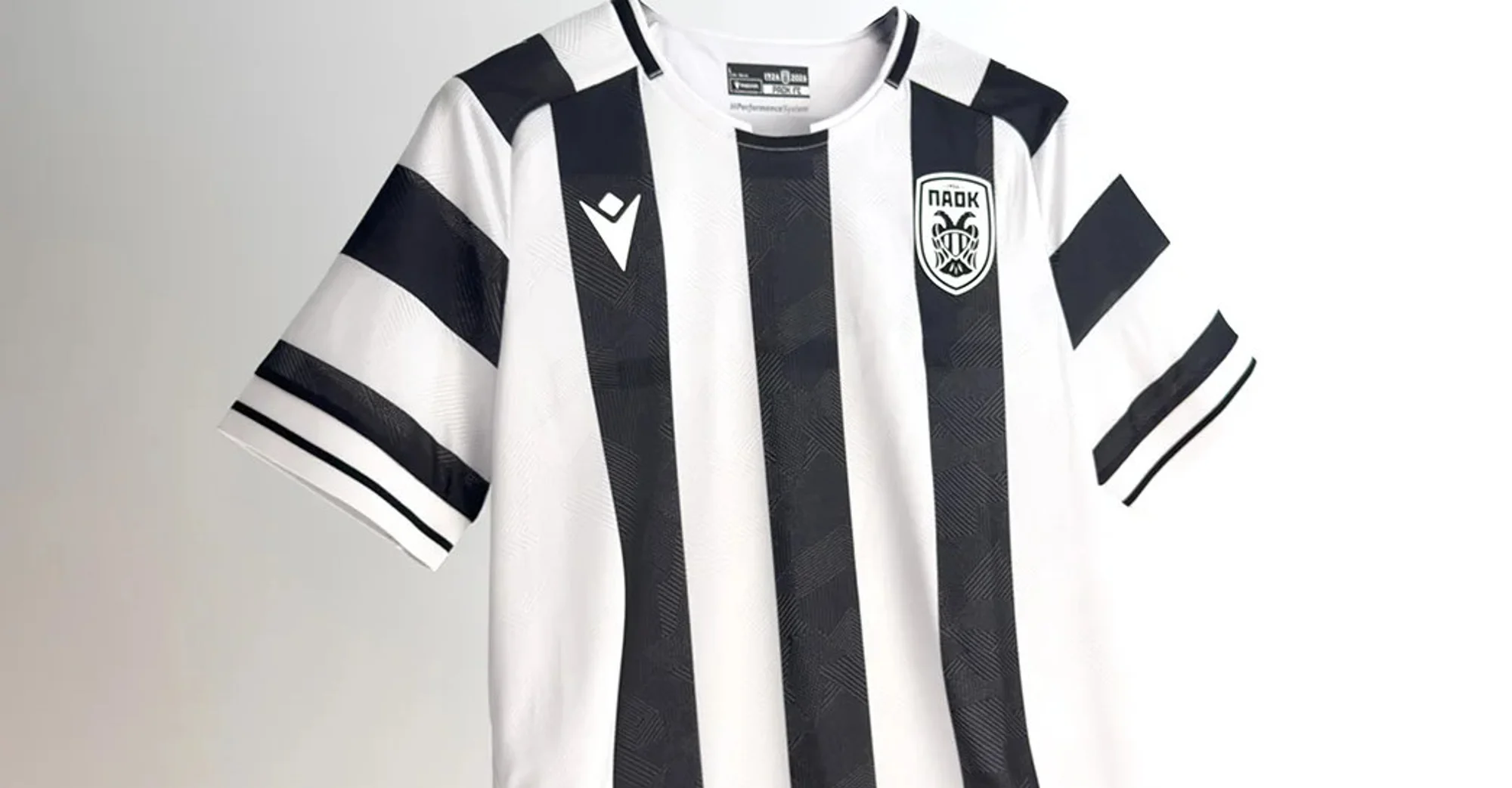 PAOK de Salónica presenta sus camisetas 2025-2026 en el año de su centenario