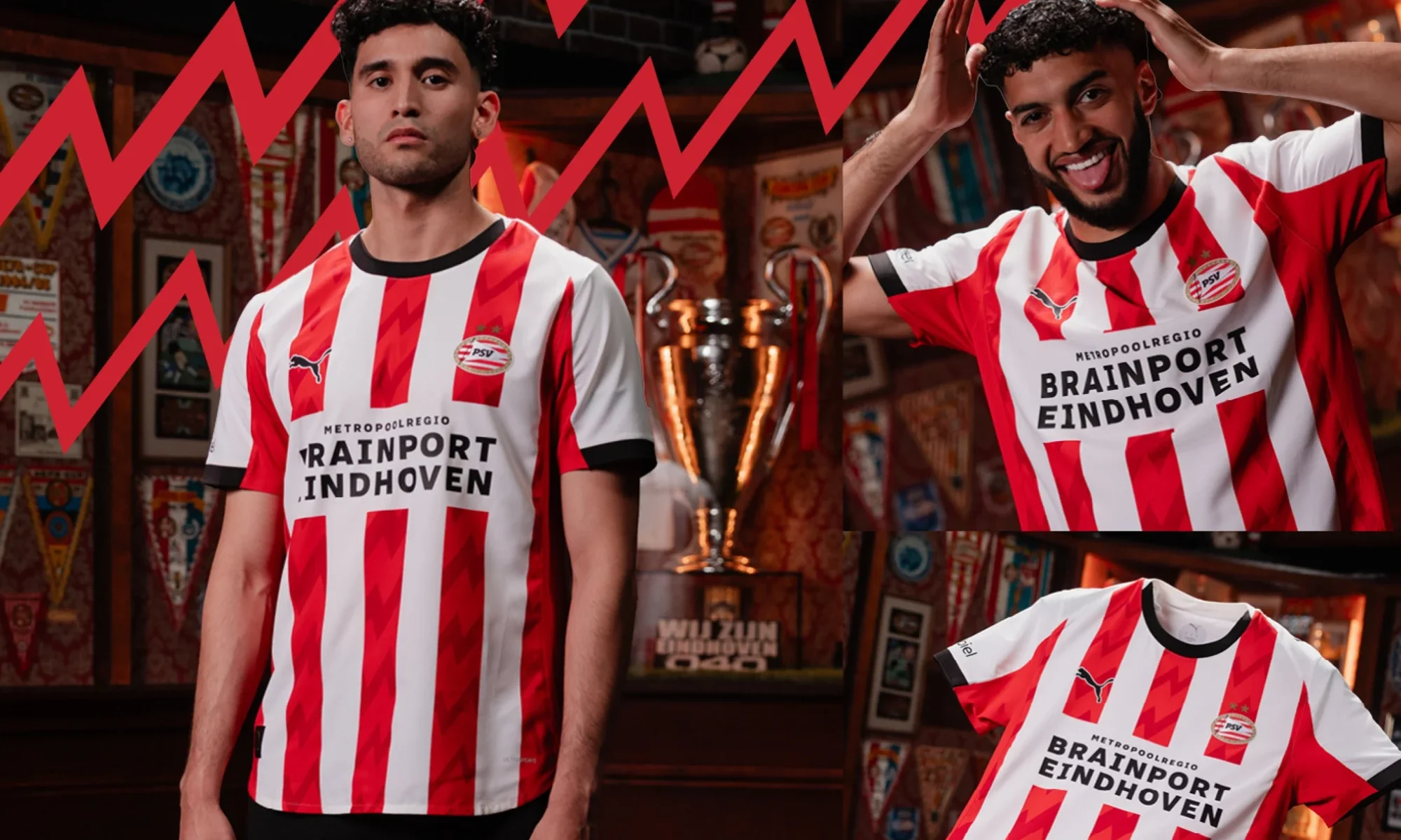 La camiseta local del PSV 2025-2026 irradia la energía de Eindhoven