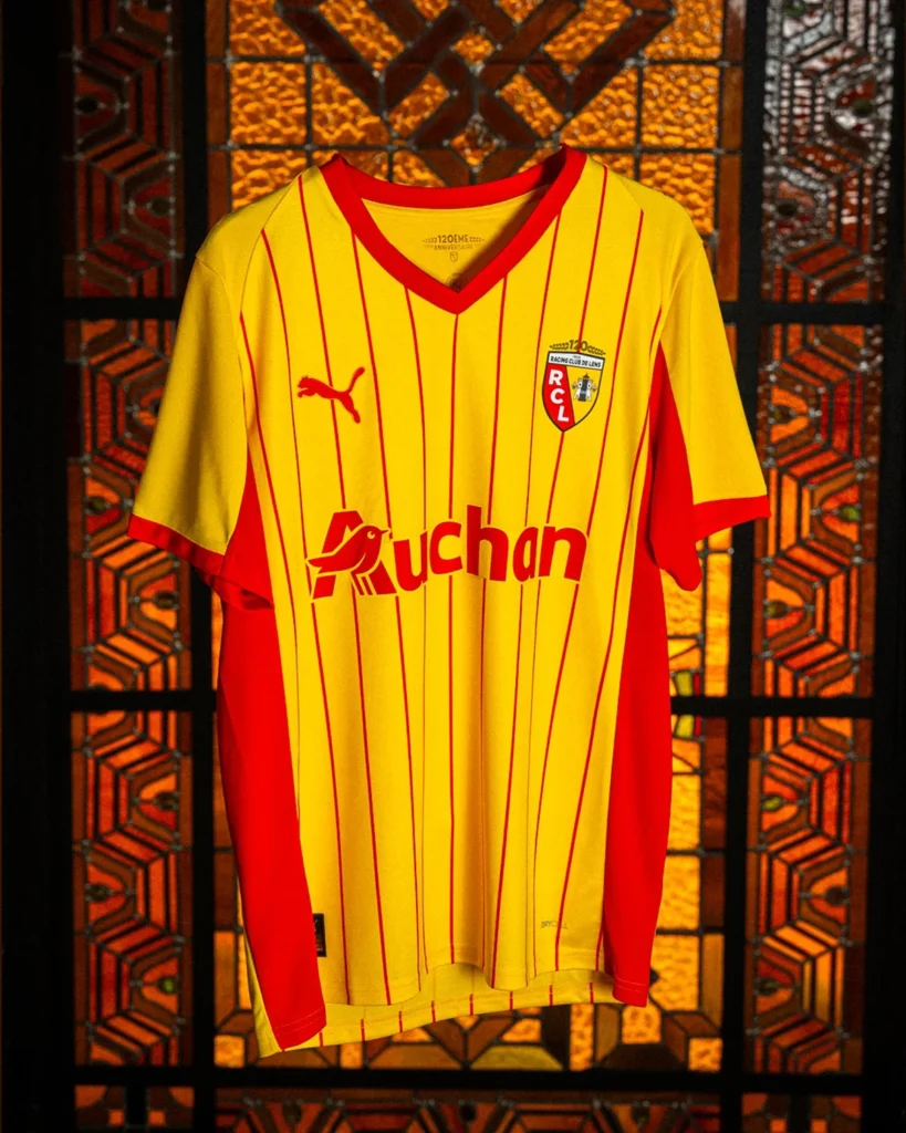 Camisetas del RC Lens 2025-2026: homenaje a los 120 años del club y a la Place Verte