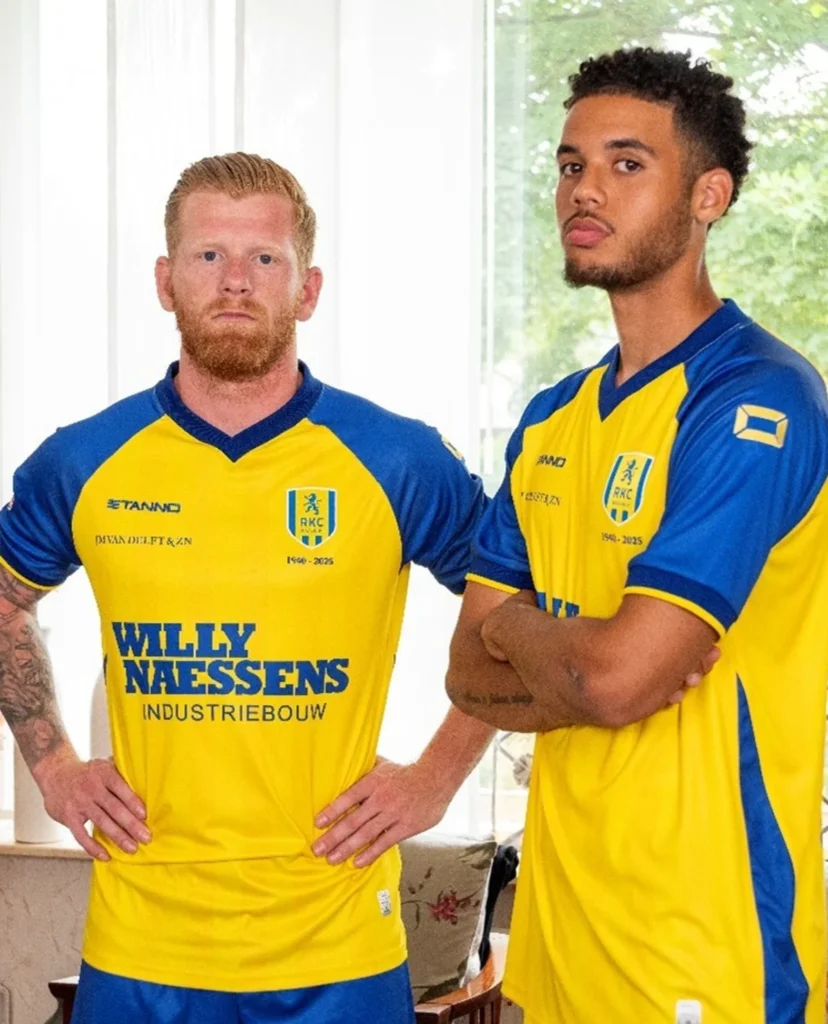 RKC Waalwijk celebra sus 85 años con una camiseta 2025-2026 de aire retro