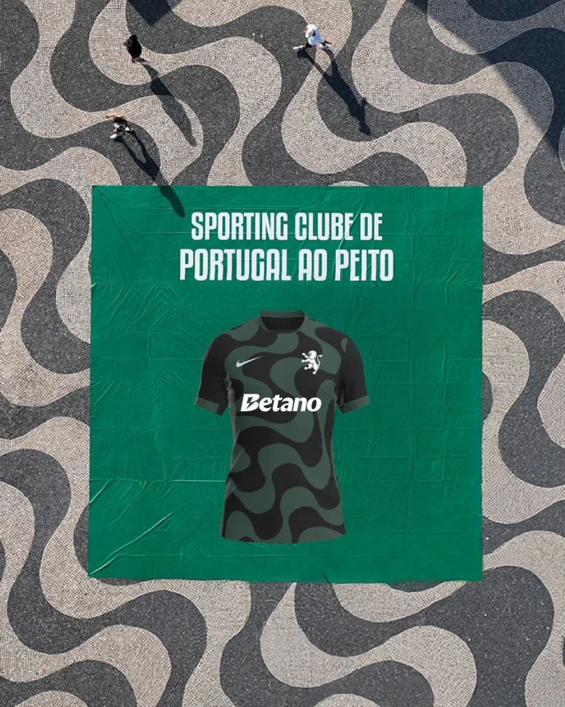 Así son las camisetas del Sporting de Portugal 2025-2026: homenaje al título 21 y a la calçada