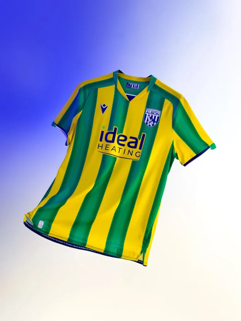West Bromwich Albion 2025-2026: las camisetas de Macron rinden homenaje a The Hawthorns