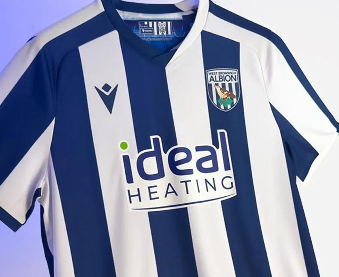 West Bromwich Albion 2025-2026: las camisetas de Macron rinden homenaje a The Hawthorns
