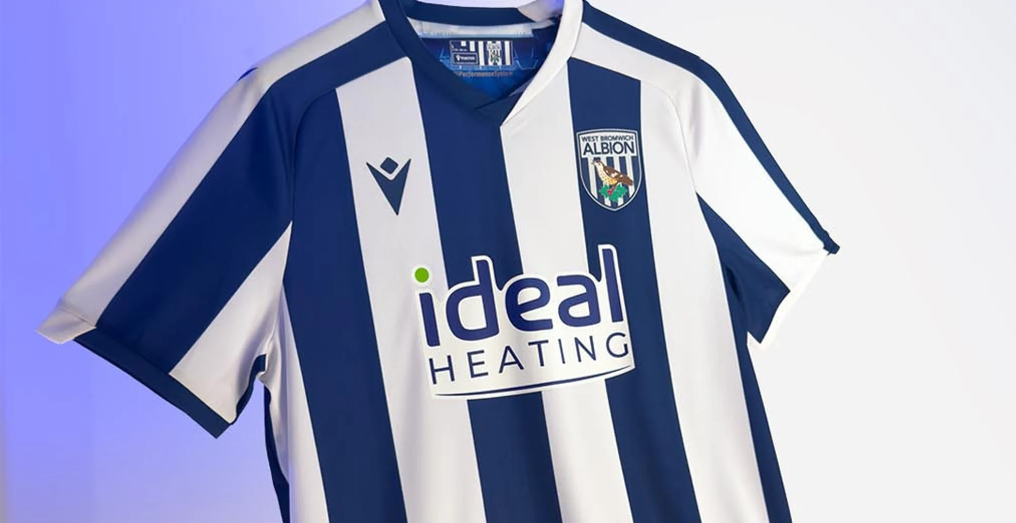 West Bromwich Albion 2025-2026: las camisetas de Macron rinden homenaje a The Hawthorns