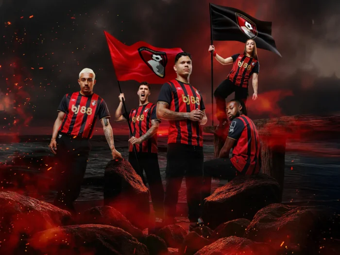 AFC Bournemouth presenta sus camisetas 2025-2026, inspiradas en la costa y en su historia