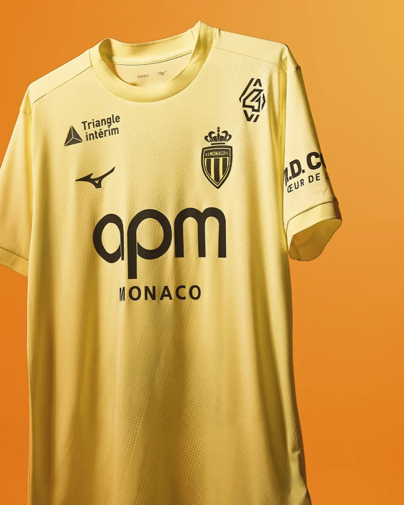 Así son las camisetas del AS Monaco 2025-2026 de Mizuno, entre el Principado y Japón