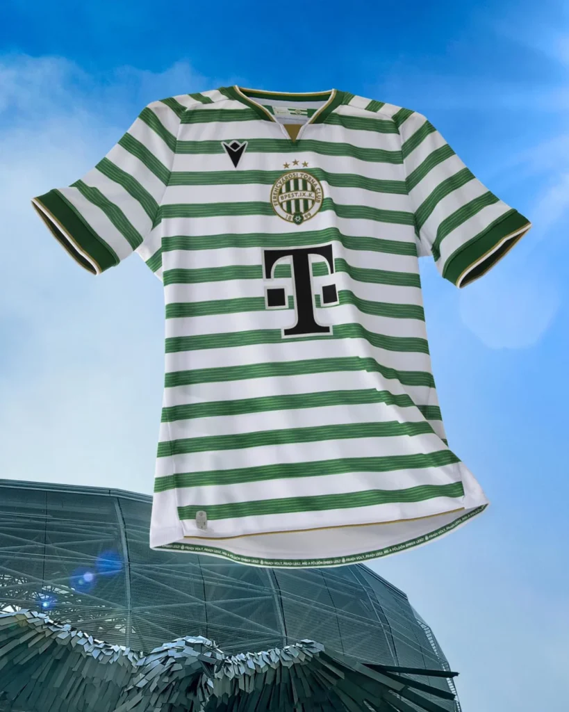 Ferencváros 2025-2026: rayas horizontales retro y orgullo húngaro con Macron
