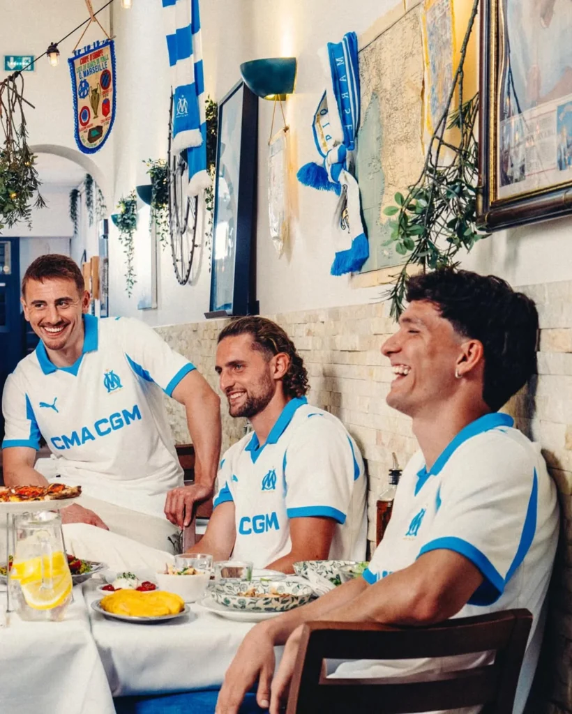 Las camisetas del Olympique de Marsella 2025-2026 se inspiran en la herencia del club y en los tifosi