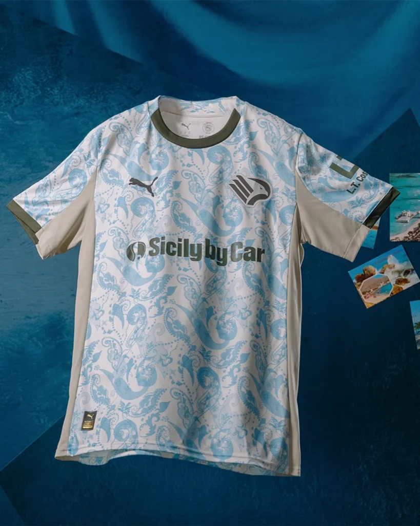 Palermo FC presenta sus camisetas 2025-2026: rosa histórico, futurismo siciliano y mar de Mondello