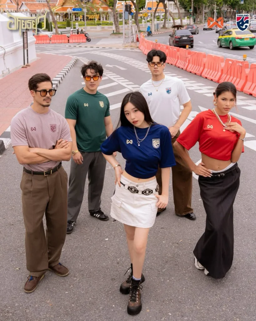 Tailandia presenta sus camisetas 2025-2026 con el patrón Kaew Ching Duang