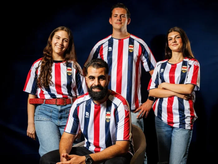 Así son las camisetas del Willem II 2025-2026: una primera equipación sin patrocinadores