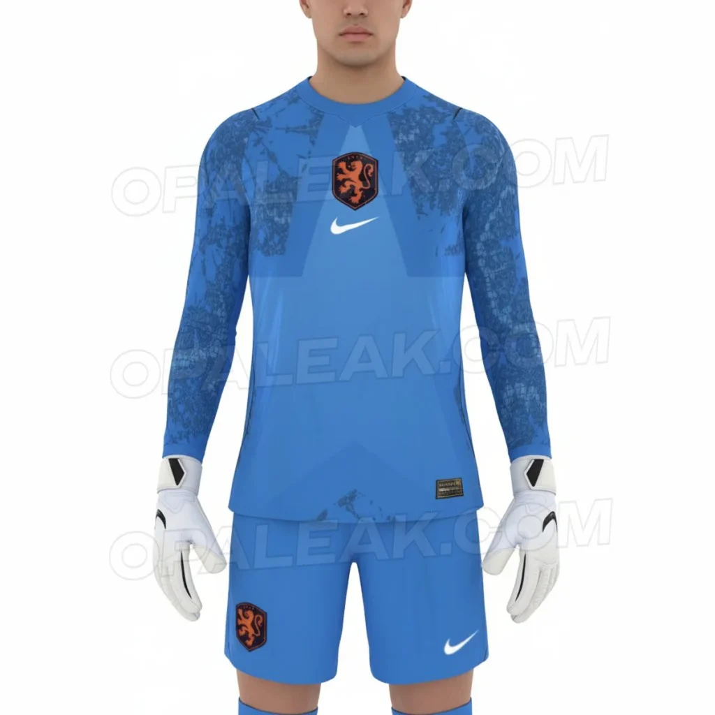 Se filtra la camiseta de portero de Países Bajos para el Mundial 2026
