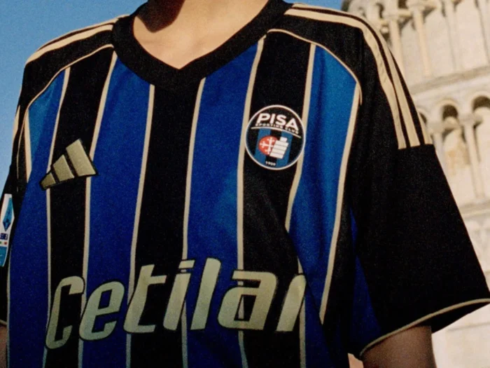El Pisa celebra su regreso a la Serie A con unas camisetas adidas 2025-2026 llenas de oro e historia