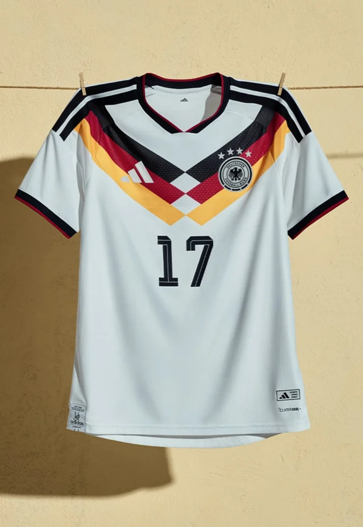 Alemania presenta su camiseta local para el Mundial 2026, inspirada en la de 1990
