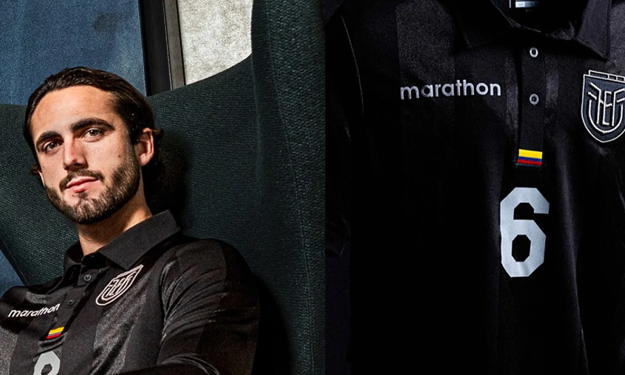 Ecuador y Marathon rescatan la primera camiseta de la historia de La Tri con un diseño negro de 1938