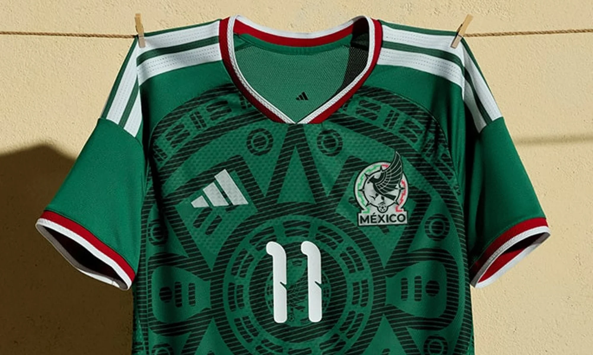 México presenta su camiseta local del Mundial 2026, inspirada en la de 1998