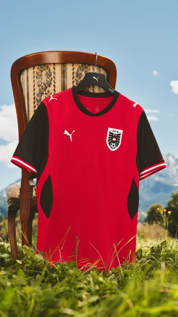 Austria presenta su camiseta titular para el Mundial 2026: un homenaje a la unión con la afición