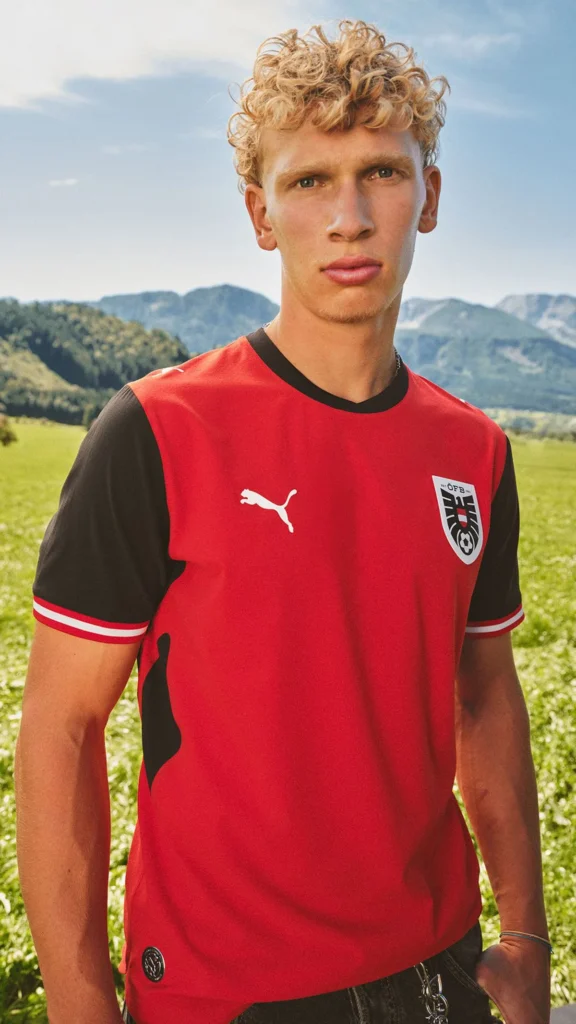 Austria presenta su camiseta titular para el Mundial 2026: un homenaje a la unión con la afición