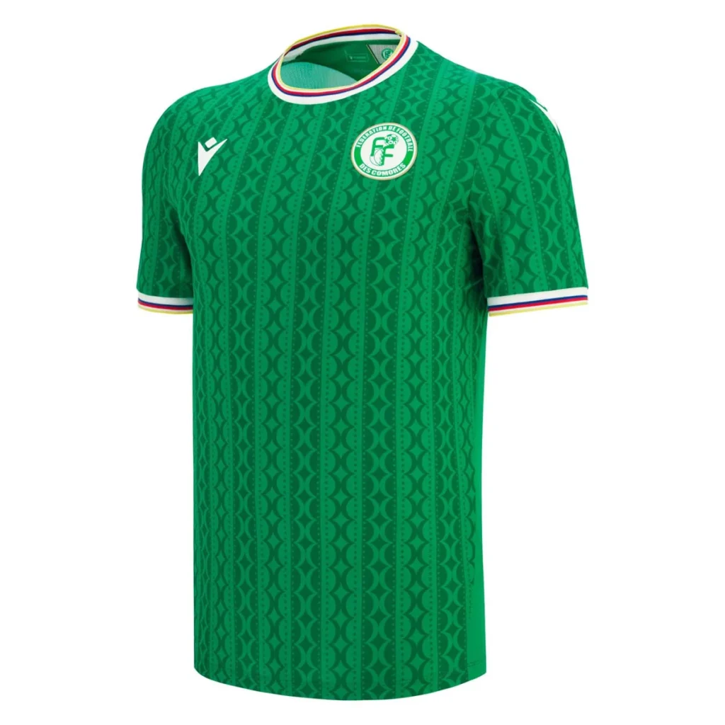 Comoras presenta sus camisetas 2026-2027 con la luna y las cuatro estrellas