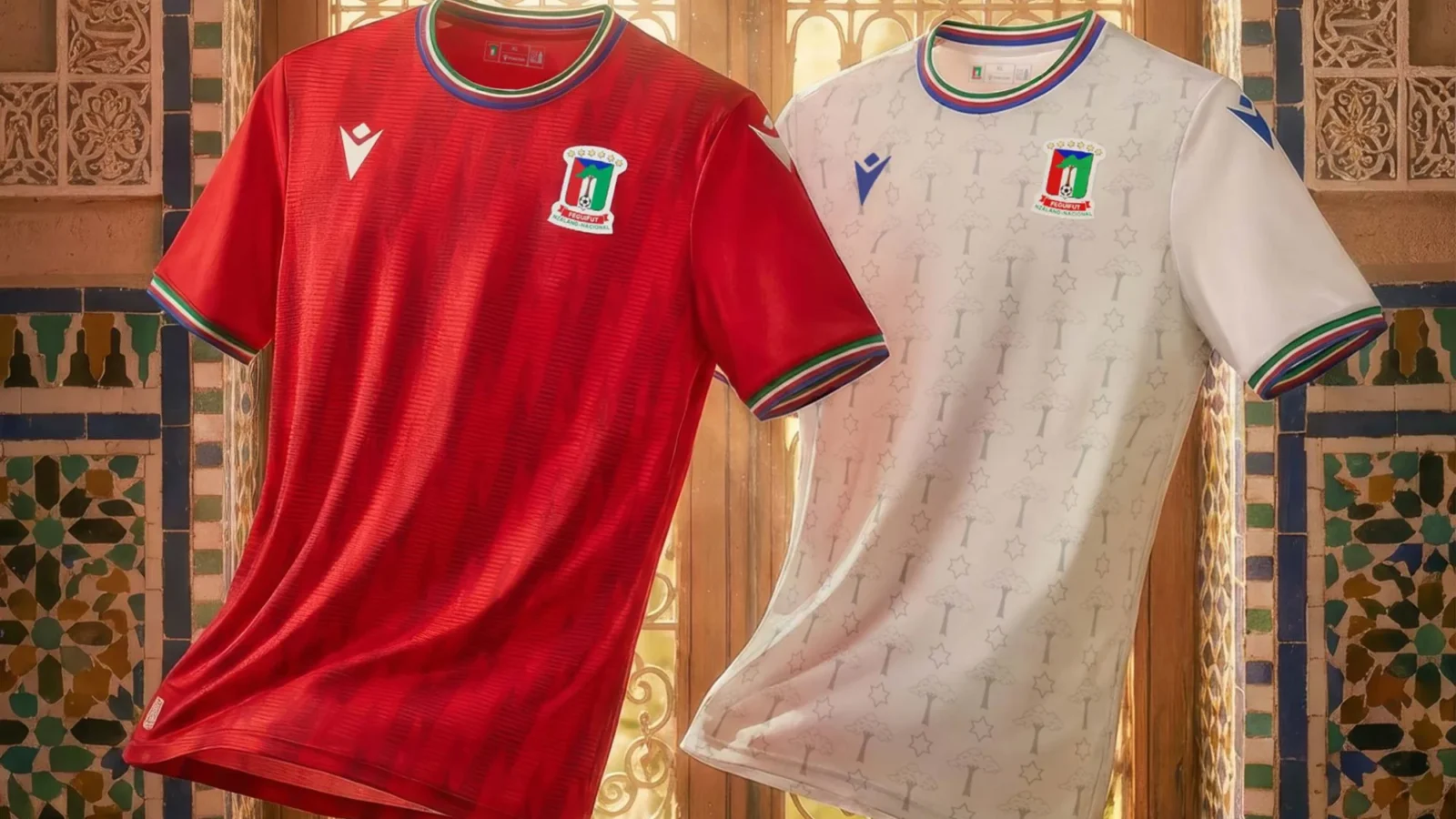 Guinea Ecuatorial presenta sus camisetas 2026-2027 con rayos y retro