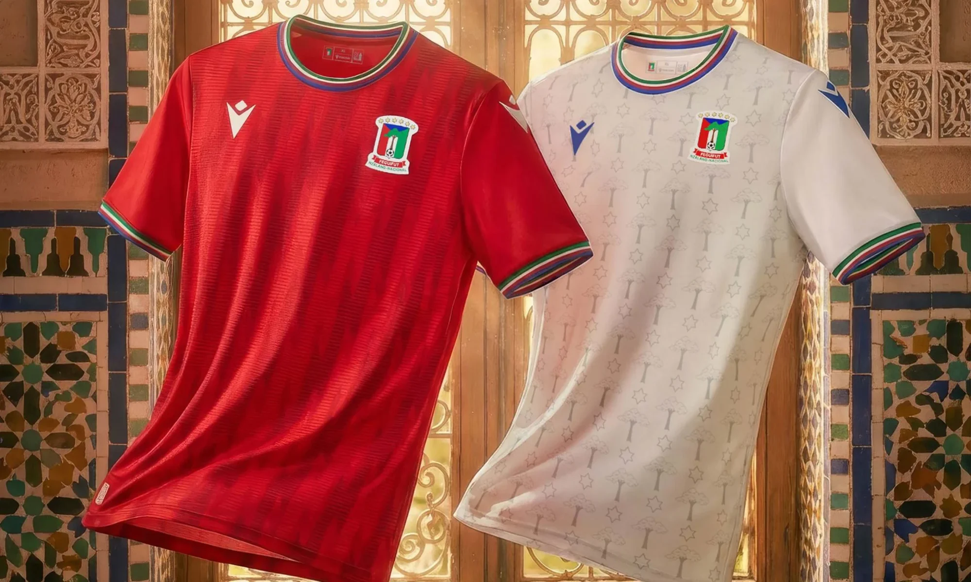 Guinea Ecuatorial presenta sus camisetas 2026-2027 con rayos y retro