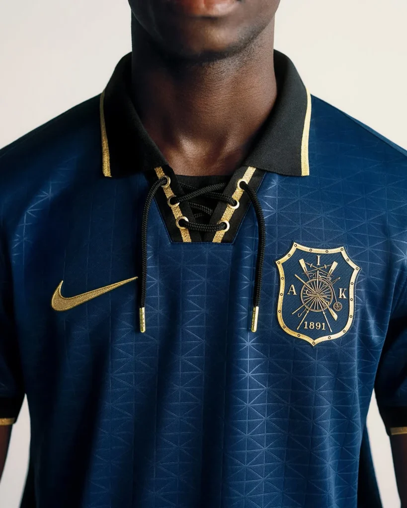 El AIK viaja a 1891 con su camiseta de copa 2026 y un cuello de cordones