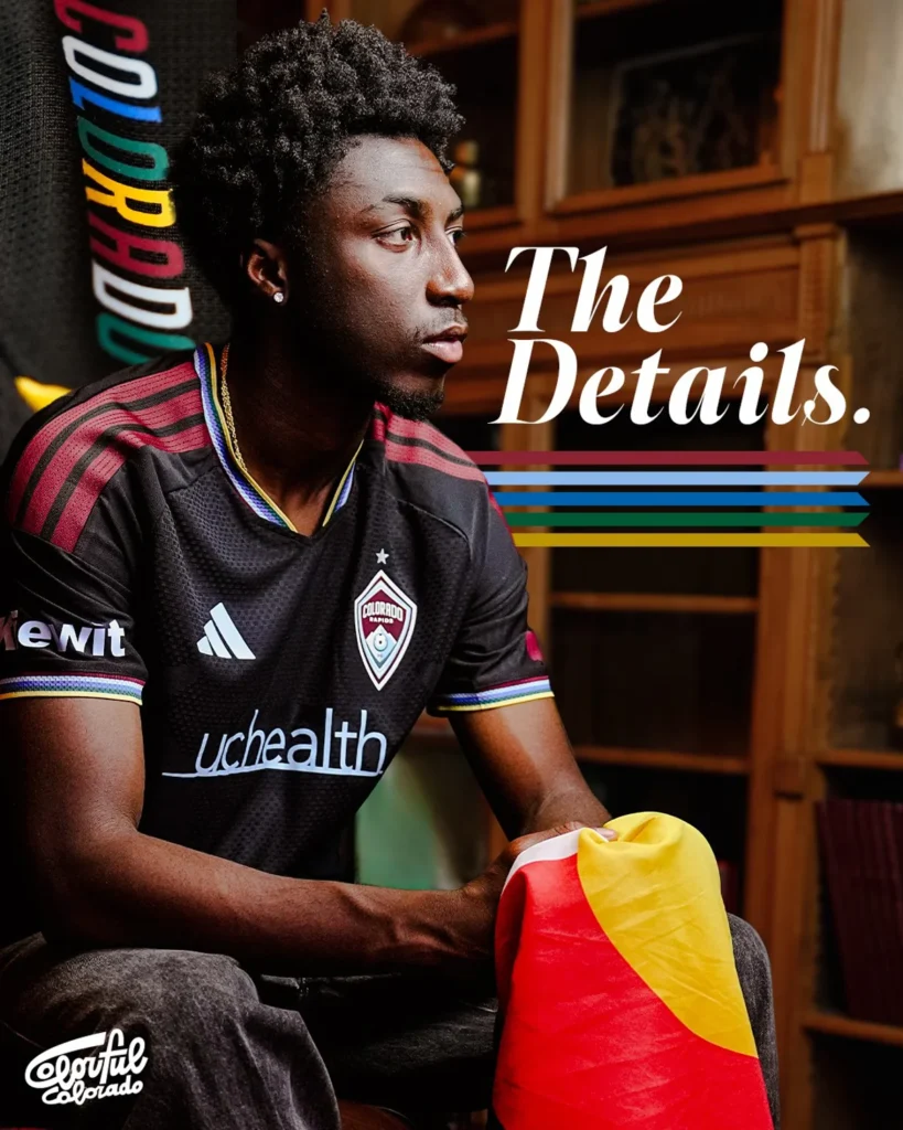 El Colorado Rapids celebra sus 30 años con una camiseta titular que pinta todo el estado