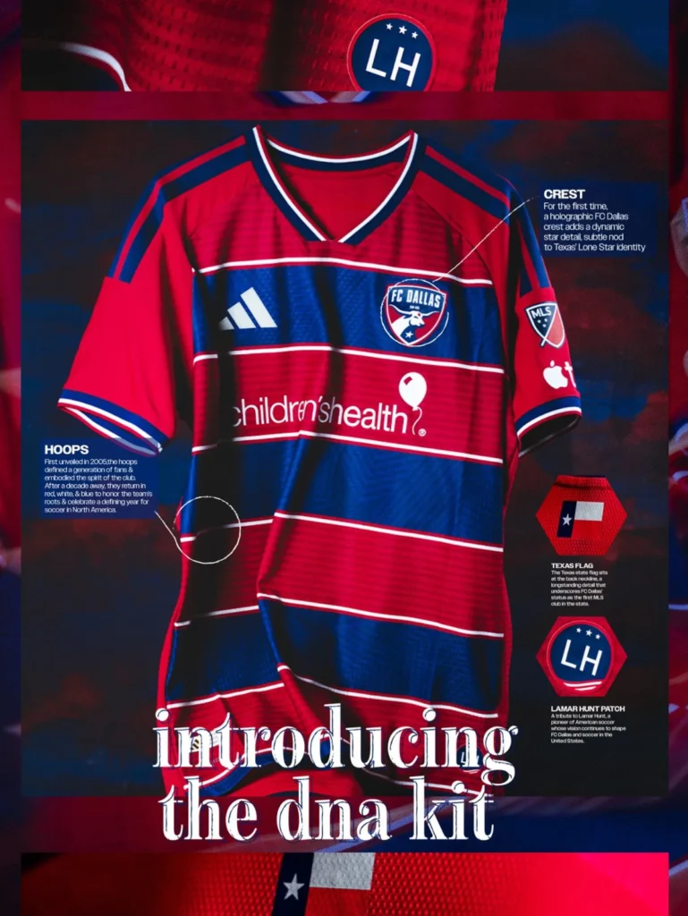 El FC Dallas presenta su camiseta local 2026-2027 fiel a su ADN