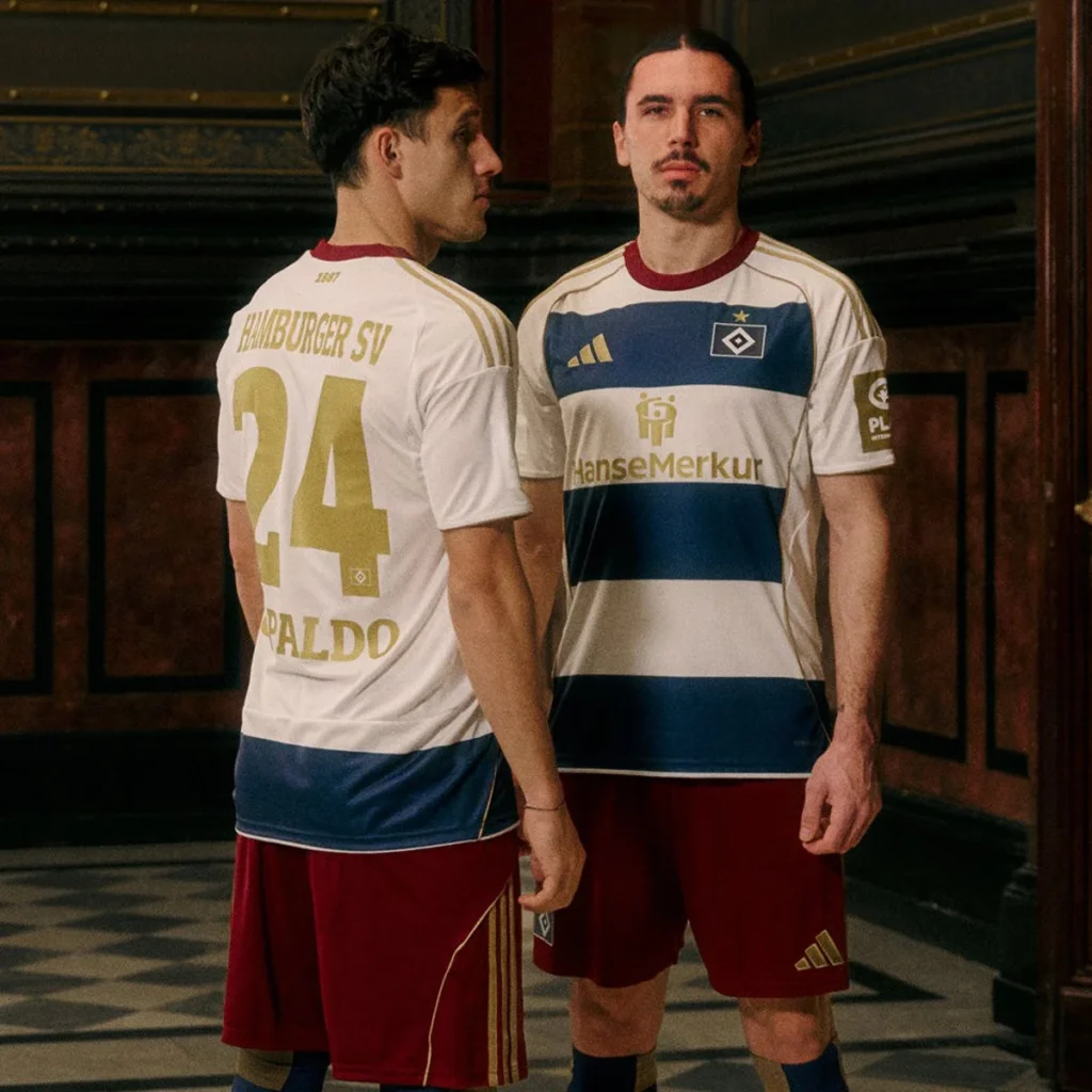El Hamburgo estrena una camiseta de oro para celebrar sus 1.887 partidos en la Bundesliga