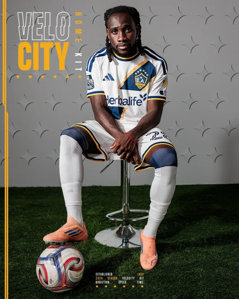 El LA Galaxy presenta su camiseta local 2026-2027 inspirada en la velocidad