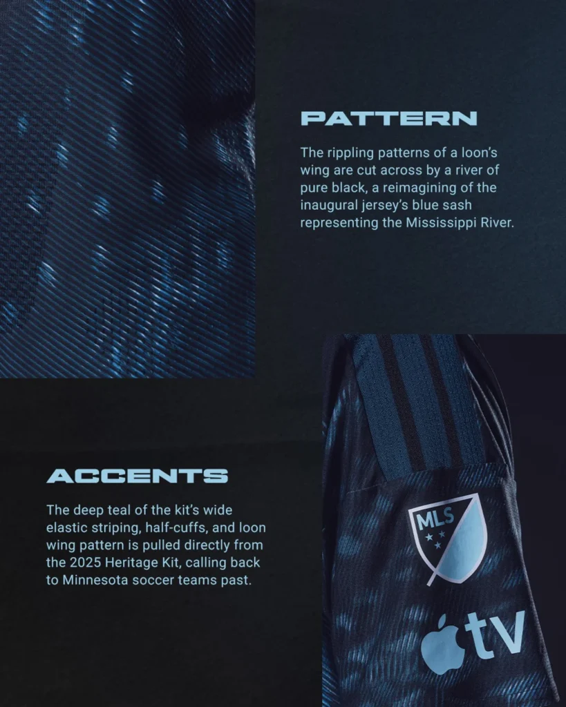 El Minnesota United celebra sus diez años en la MLS con una camiseta local llena de guiños