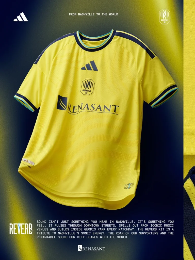 El Nashville SC convierte el ruido de su afición en la camiseta titular 2026-2027