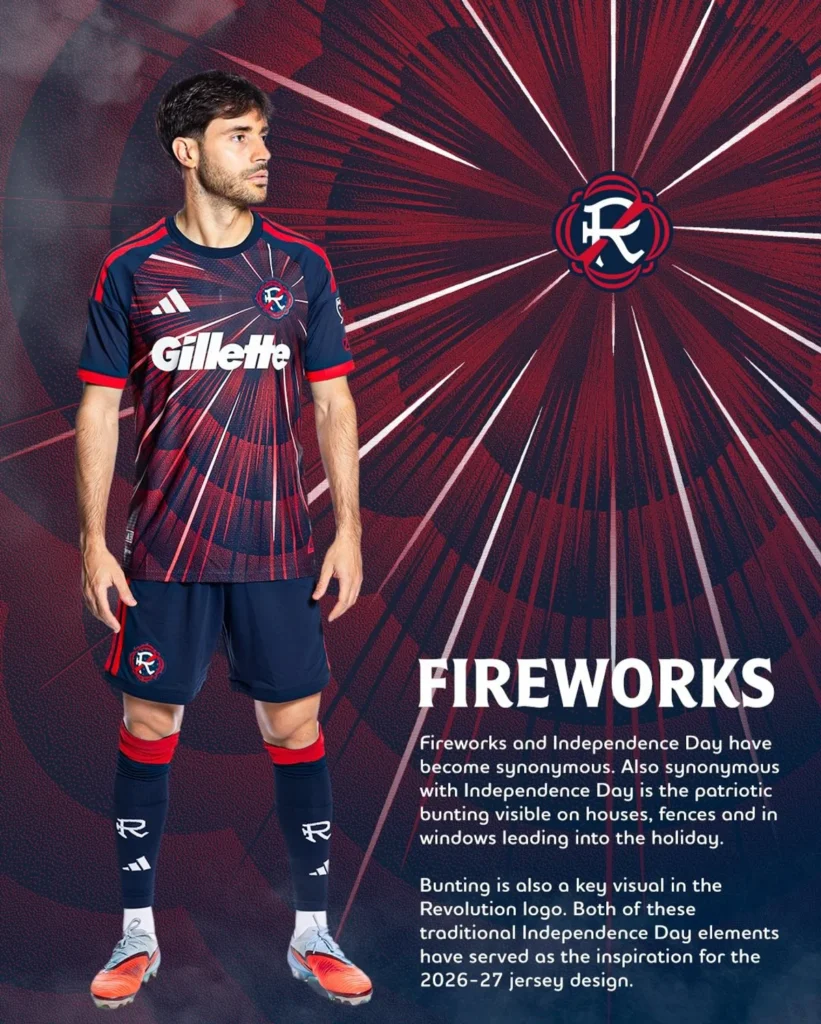 El New England Revolution celebra los 250 años de la independencia con su camiseta local