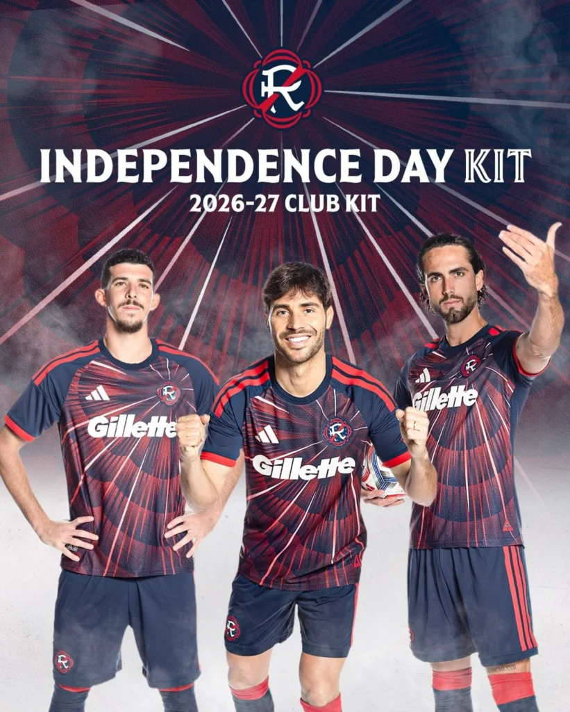 El New England Revolution celebra los 250 años de la independencia con su camiseta local