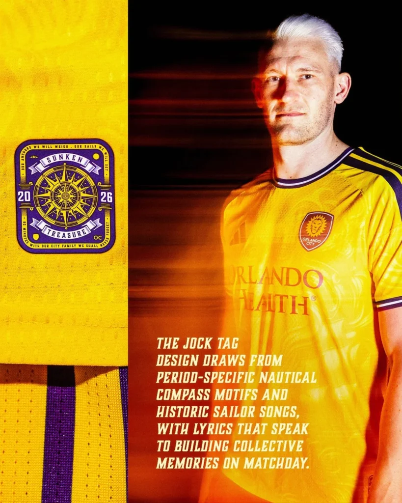 El Orlando City rescata el oro de la flota española de 1715 en su camiseta visitante