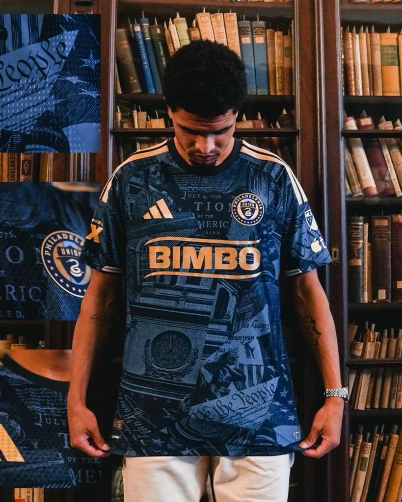 El Philadelphia Union lleva 1776 y la Declaración de Independencia a su camiseta titular