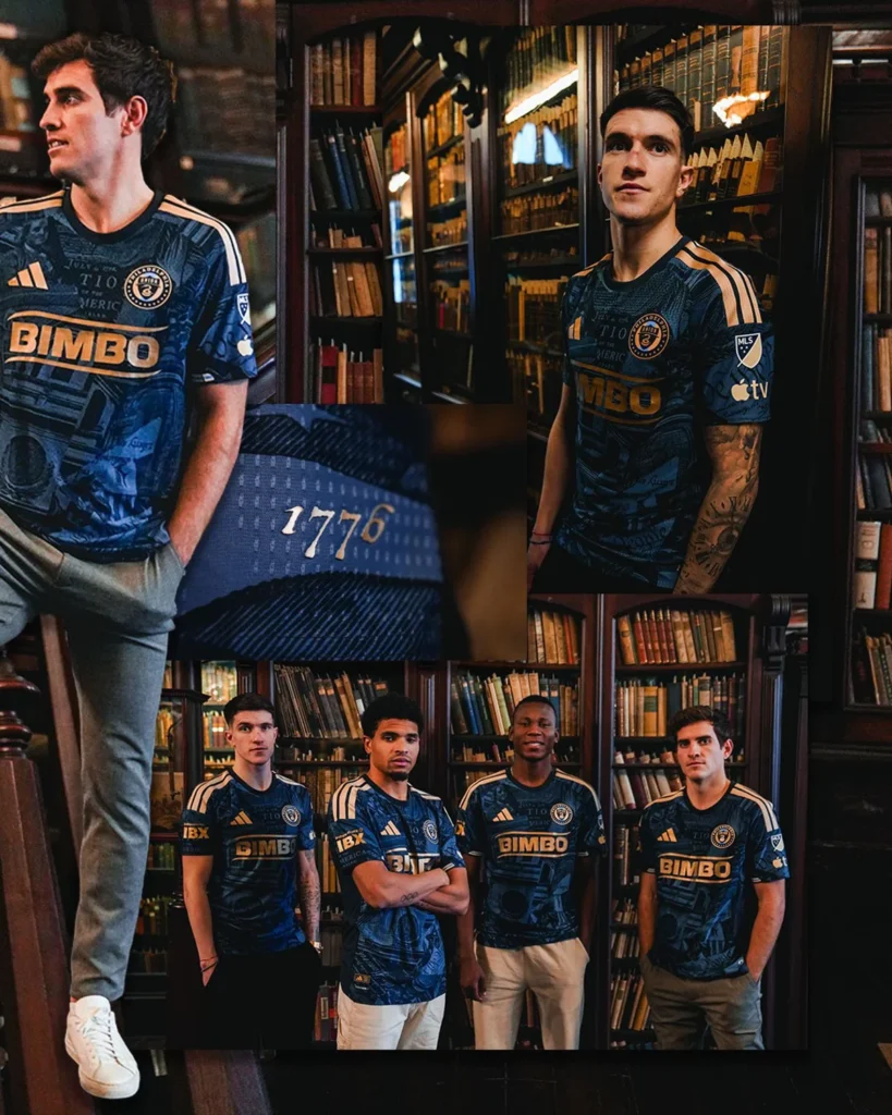 El Philadelphia Union lleva 1776 y la Declaración de Independencia a su camiseta titular