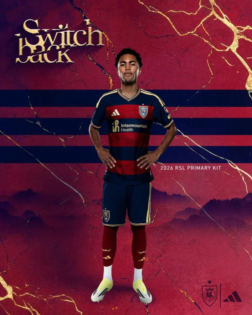 El Real Salt Lake presenta su camiseta local 2026-2027 inspirada en los caminos de montaña