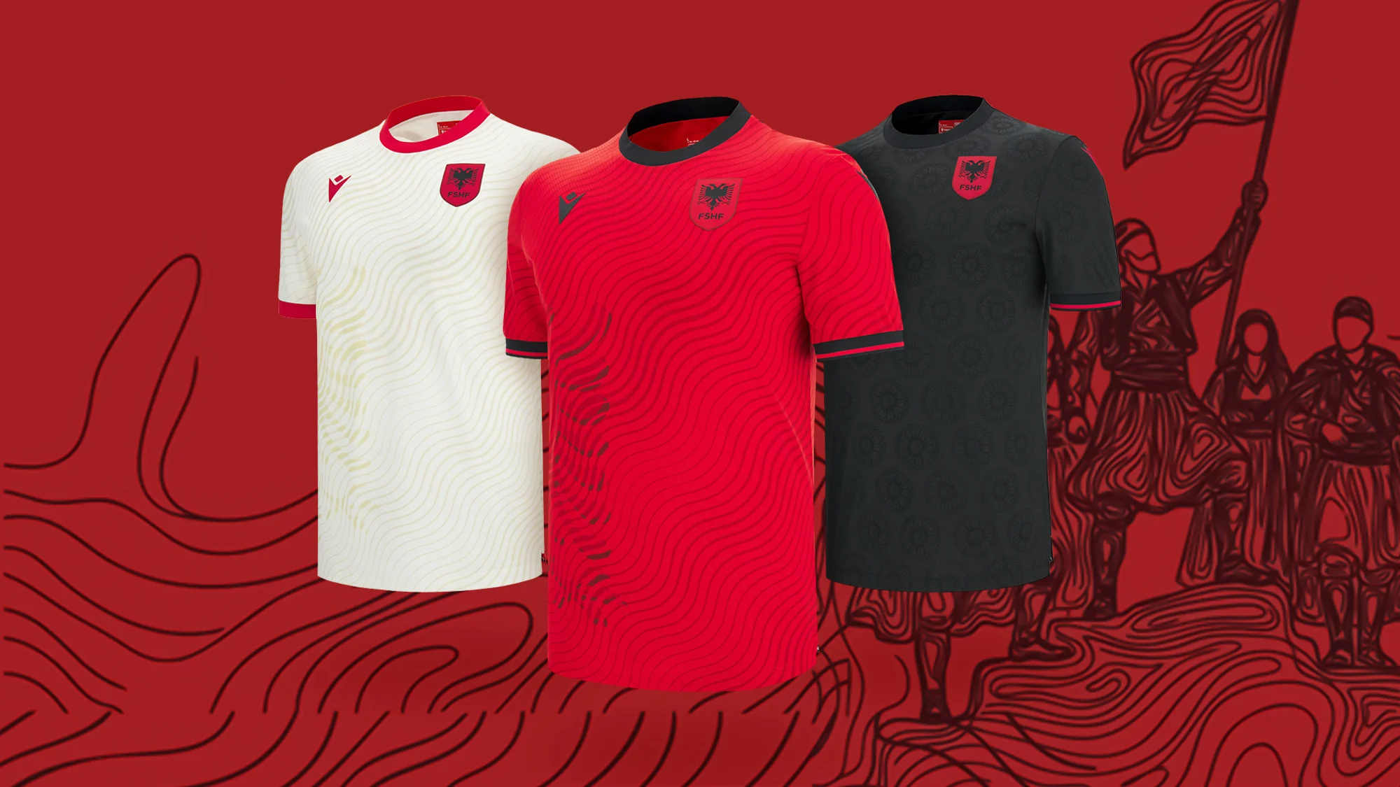 El águila bicéfala vuelve a volar: Macron presenta las camisetas de Albania 2026-2027