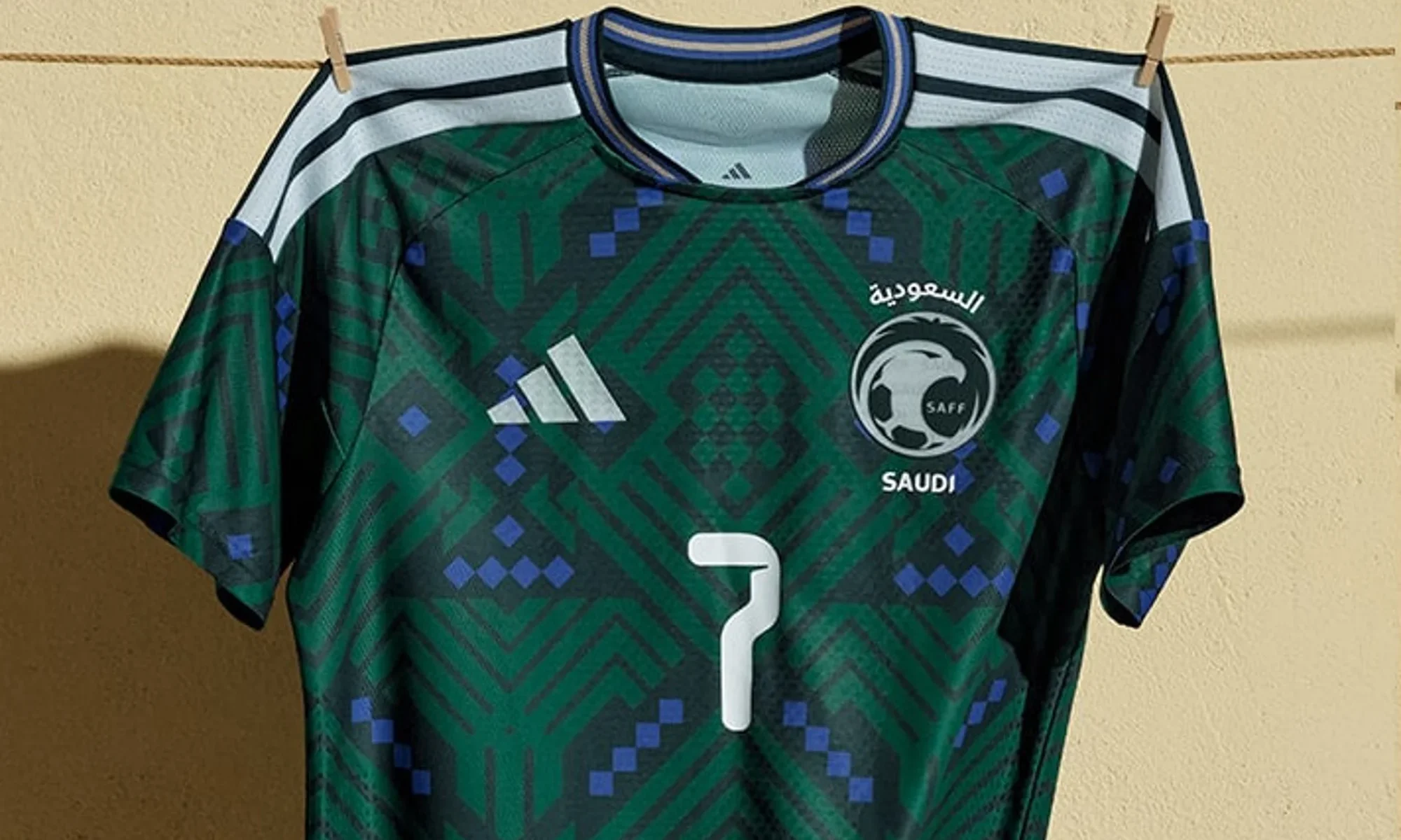 Arabia Saudí viste mosaicos y lavanda en sus camisetas para el Mundial 2026