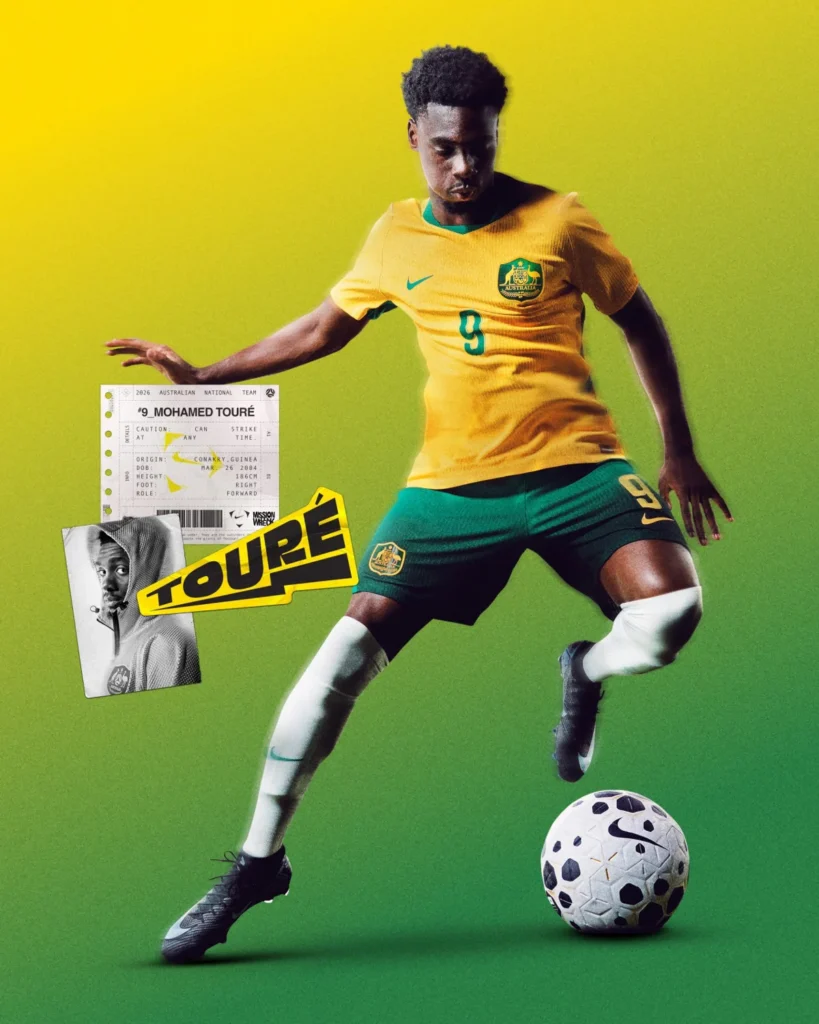 Australia mira a 2006 y a la Gran Barrera de Coral en sus camisetas para el Mundial 2026