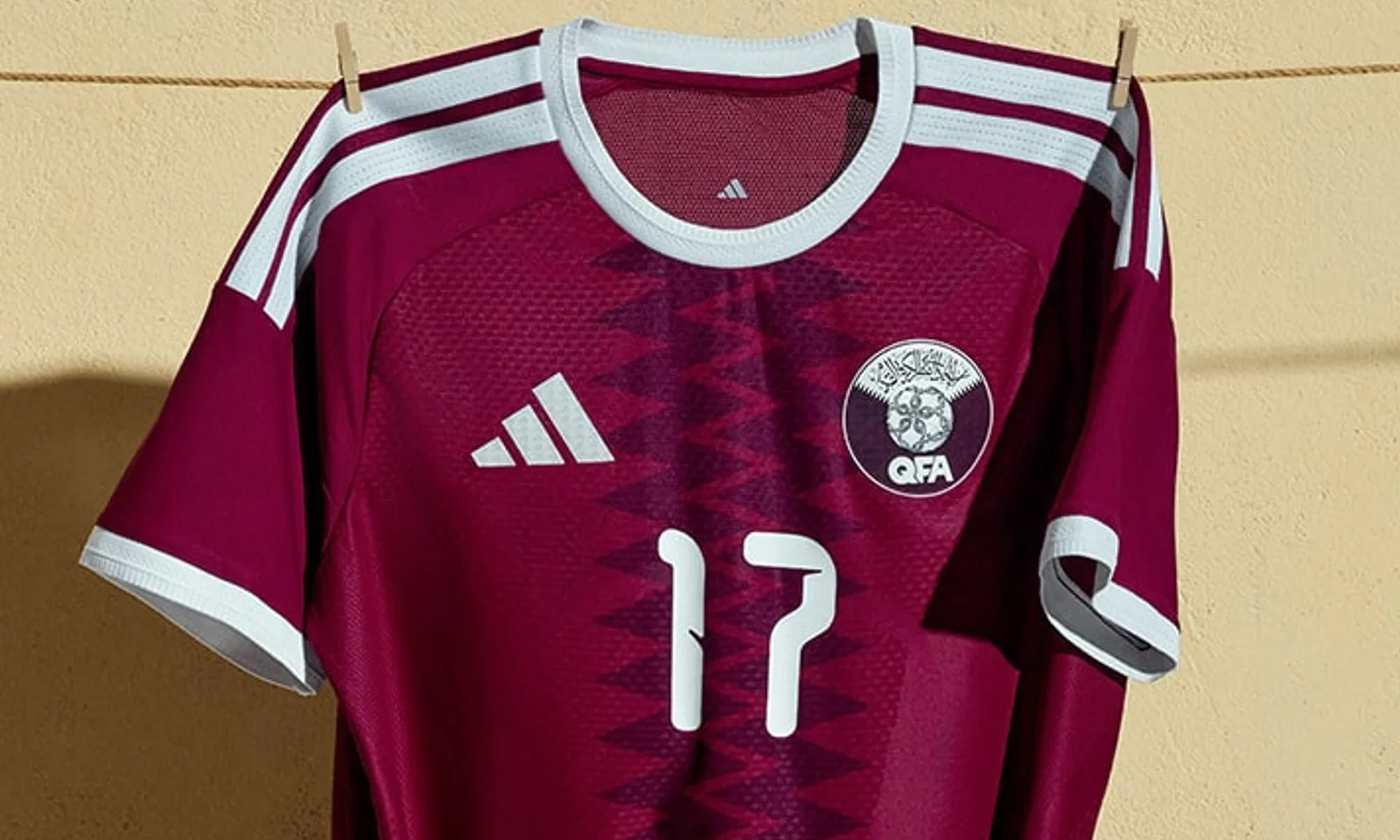 Catar traduce las dunas del desierto en sus camisetas para el Mundial 2026