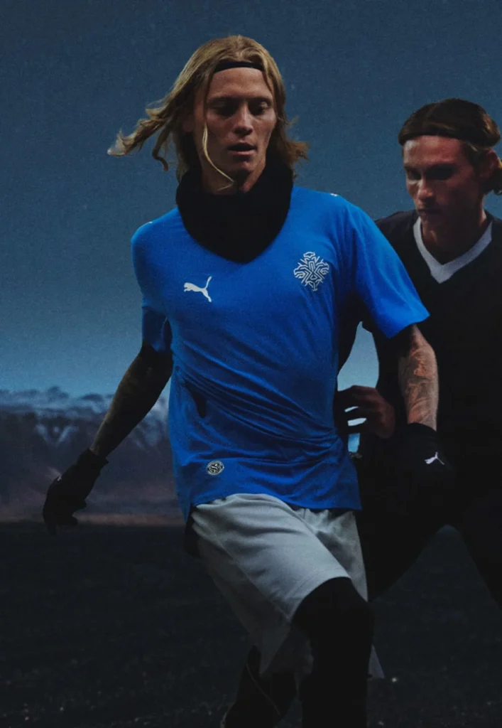 Islandia convierte el hielo y el fuego en sus camisetas 2026-2027