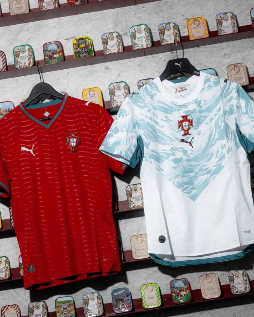Portugal se sumerge en el océano con su segunda camiseta del Mundial 2026