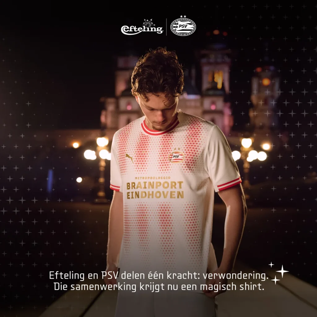El PSV saca un cielo de estrellas: la camiseta Efteling para un solo partido