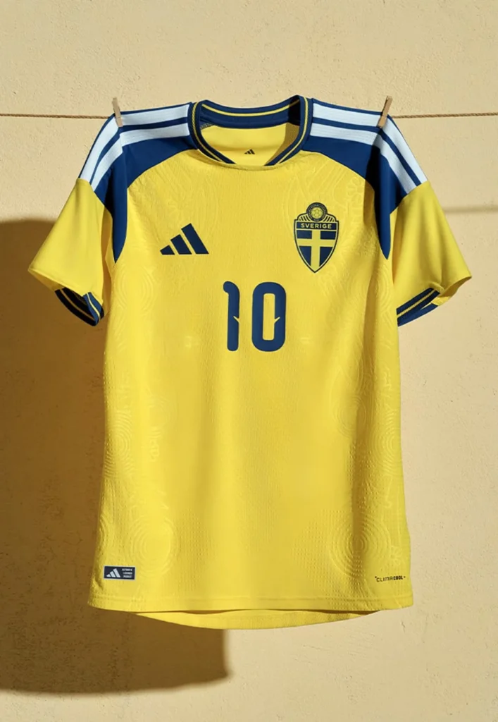 Suecia vuelve a los años setenta en sus camisetas 2026-2027