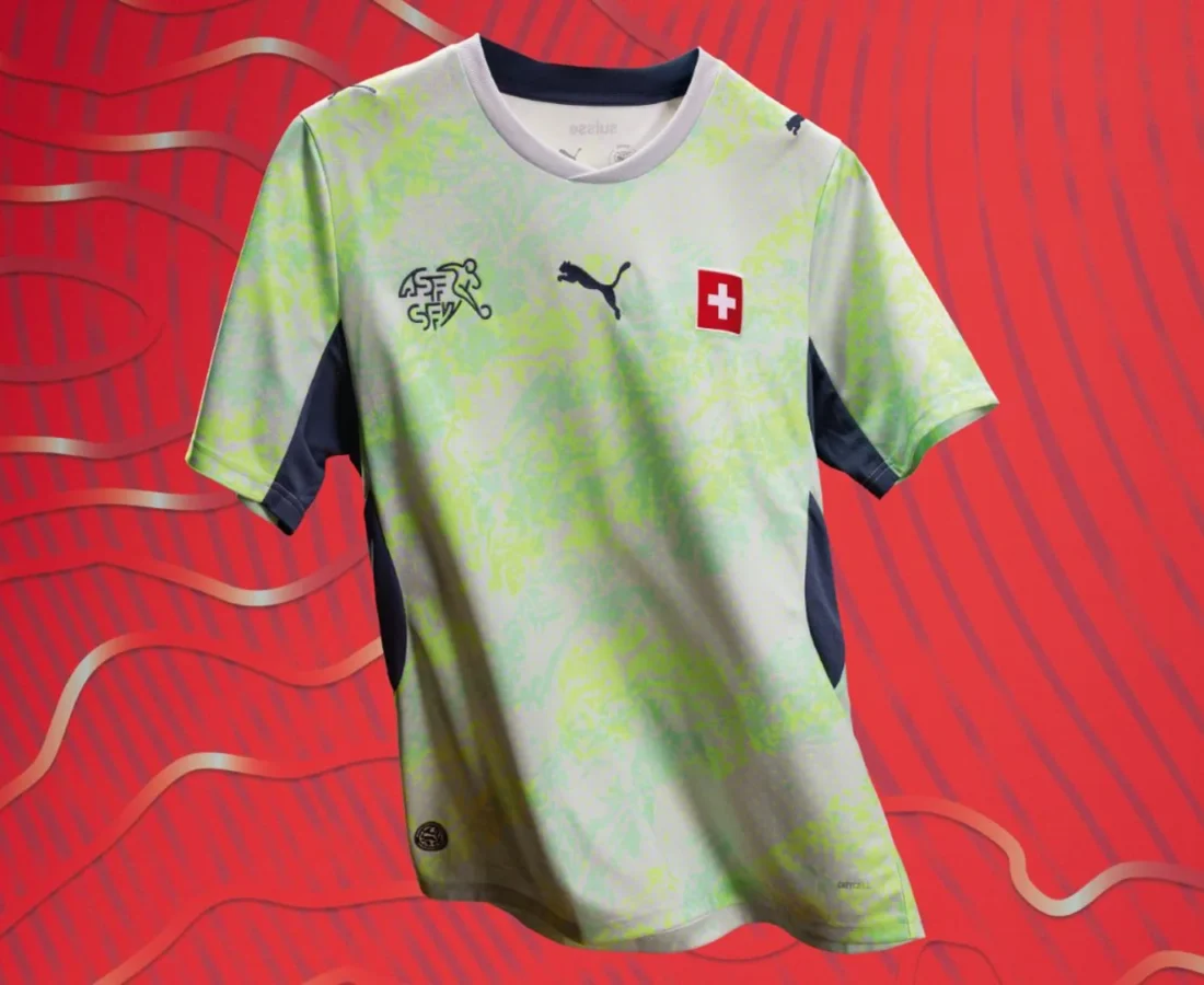 Suiza se pasa al verde flúor en su segunda camiseta del Mundial 2026